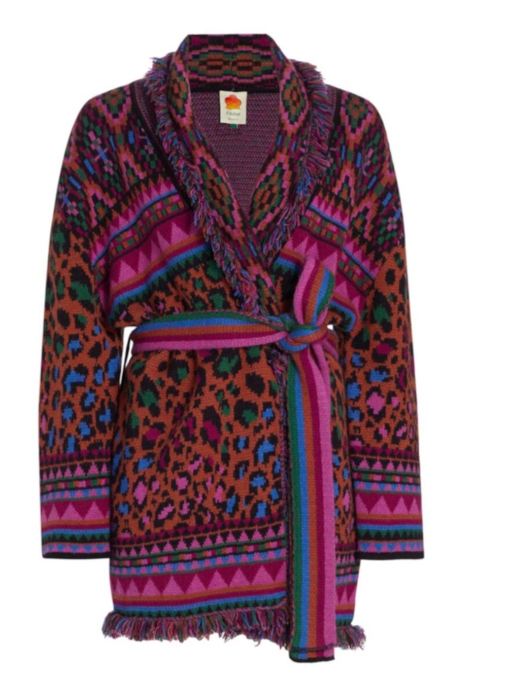 Farm Rio Ainika Tapestry Cardigan Sz. L - Picture 9 of 9